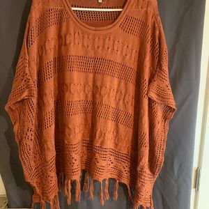Knit coverup